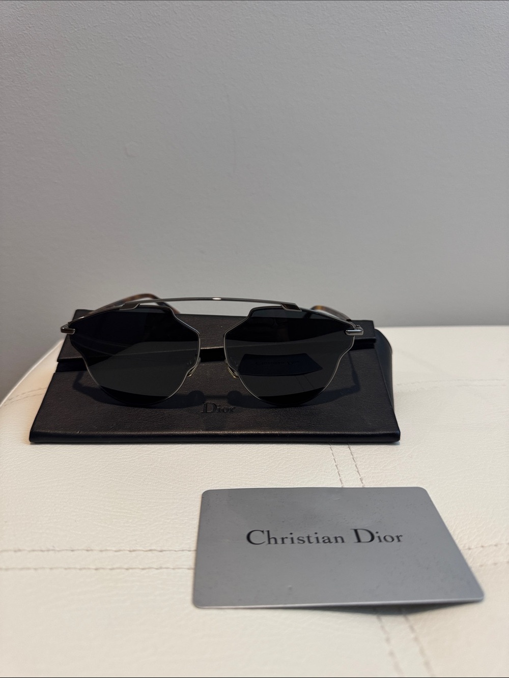 Dior Black and Brown Women's Sunglasses